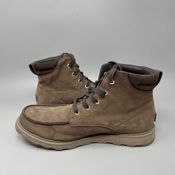 SOREL Madson II Moc Toe Waterproof Boots Mens Size 11 Tobacco Brown NM3851-256 main image 7